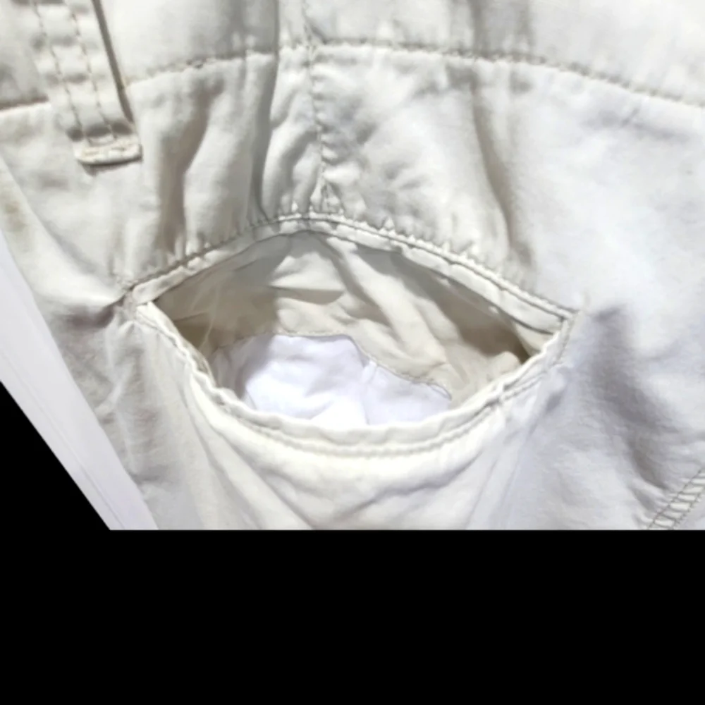 Chino's Size 38 100% Cotton Beige Tan Front and Back Pockets Golf Shirts